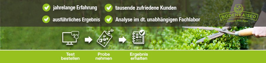 Bodenanalysen für den Landschaftsbau Bodenanalysen für den Landschaftsbau