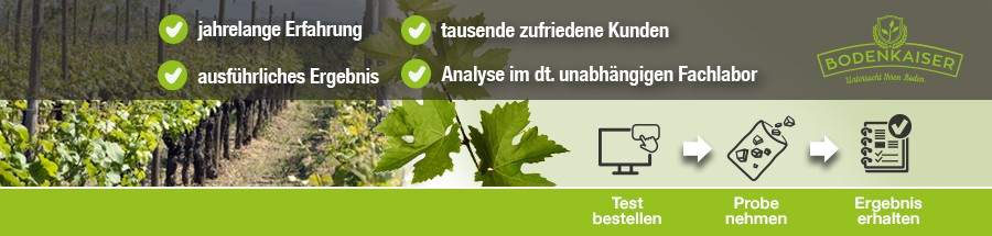 Bodenanalysen für Obstbau und Weinbau Bodenanalysen für Obstbau und Weinbau