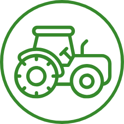 Icon eines Traktors