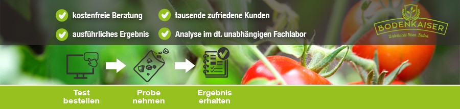 Bodentest für Gemüse Bodentest für Gemüse